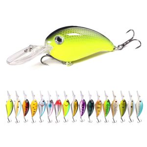 18PCS 10cm 14g Offshore Wobbler Hard Lure — Rocking Fat Man Series, Long Casting for Bass